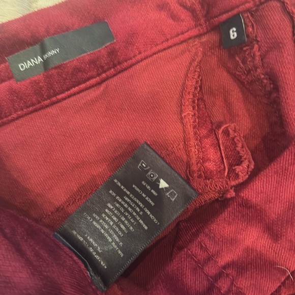Kit from the Kloth velvet like pants, sz 6, maroon - Picture 5 of 5